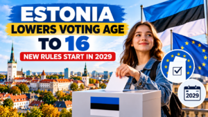 Estonia Lowers the Voting Age to 16 for European Elections 2 Estonia voting age 16